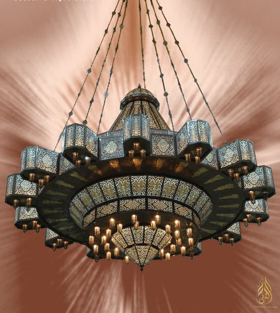 This square cylindrical Moroccan light is a fixture with a modern look and selling handmade charm.