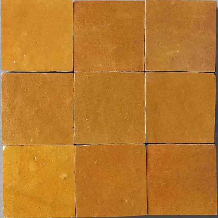 Yellow-square-Bejmat-Tiles-Handmade-in-Morocco-Terracotta-Backsplash-Floor-wall-Kitchen-Bathtoom-Marrakech-tile-Fez-Clay-kitchen-Ryad-tiles-Authentic-Moroccan1