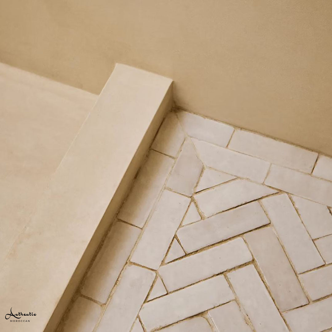 White-Snow-Bejmat-Tiles-Handmade-in-Morocco-Terracotta-Backsplash-Floor-wall-Kitchen-Bathtoom-Marrakech-tile-Fez-Clay-kitchen-Ryad-tiles-Authentic-Moroccan