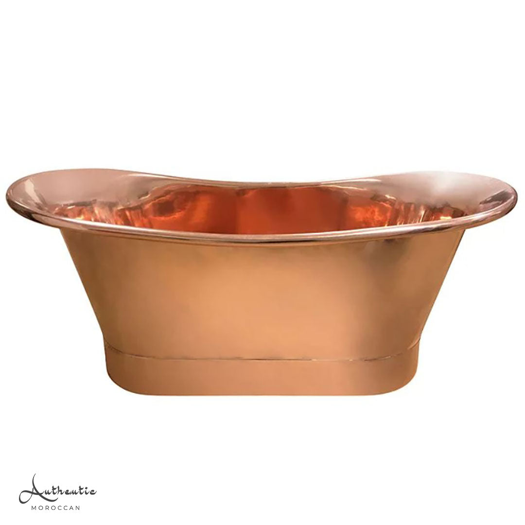 Copper soaking tub