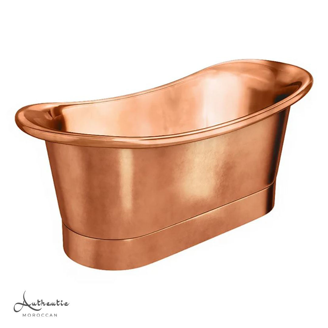 Copper soaking tub