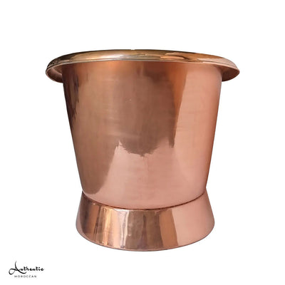 Copper soaking tub