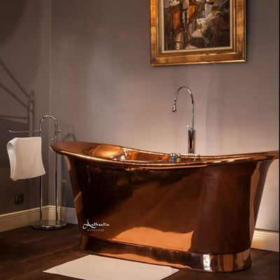 Copper soaking tub