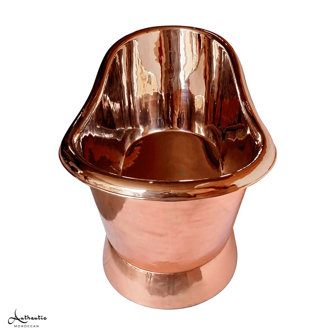 Copper soaking tub