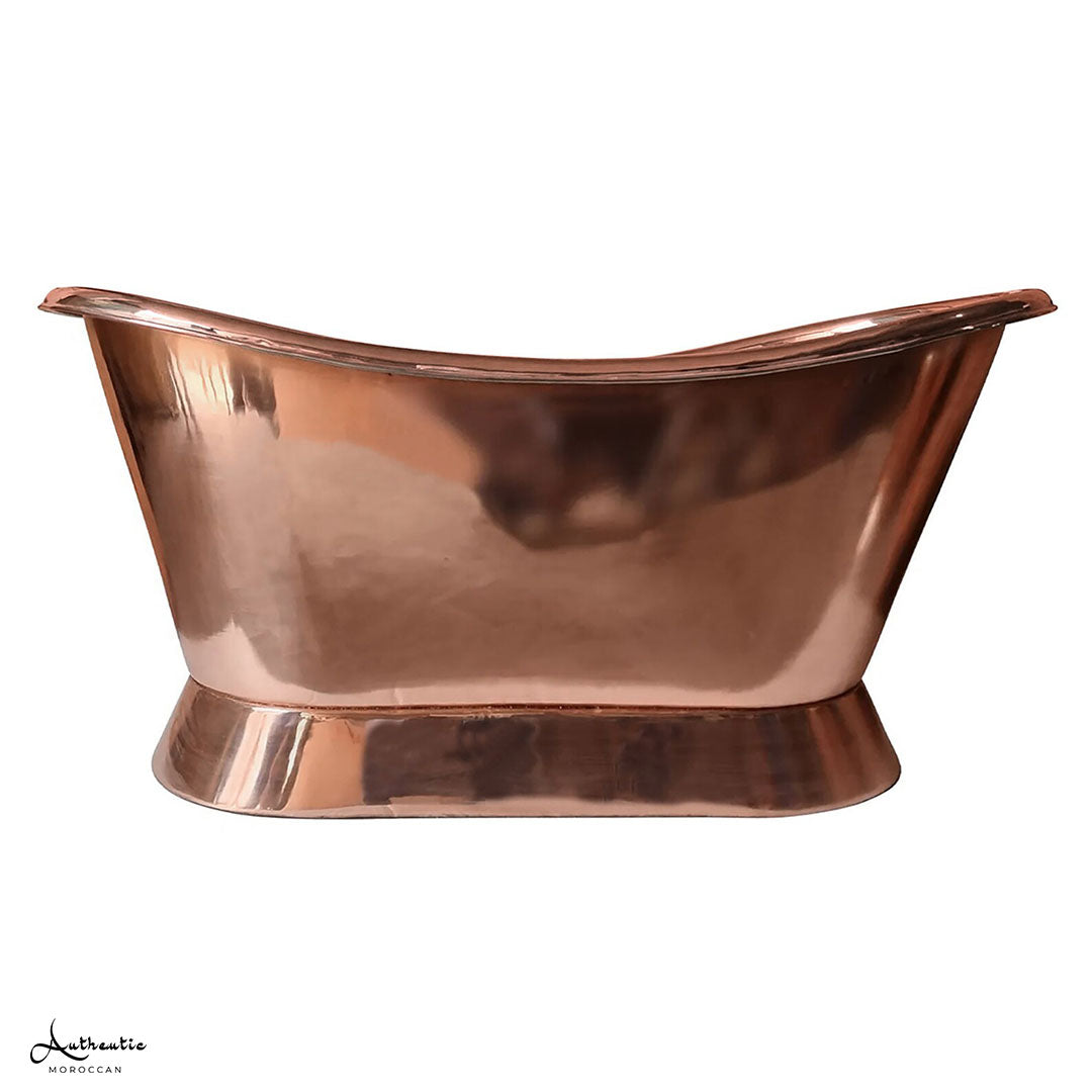 Copper soaking tub