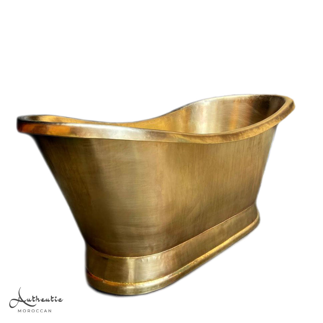 Brass soaking tub
