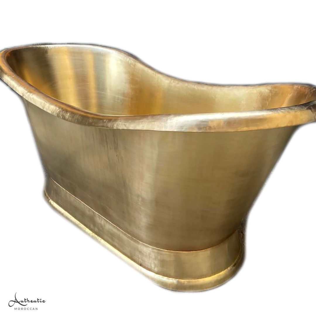Brass soaking tub