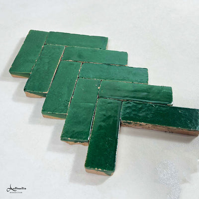 Bejmat Rectangular Tiles, Garden Green