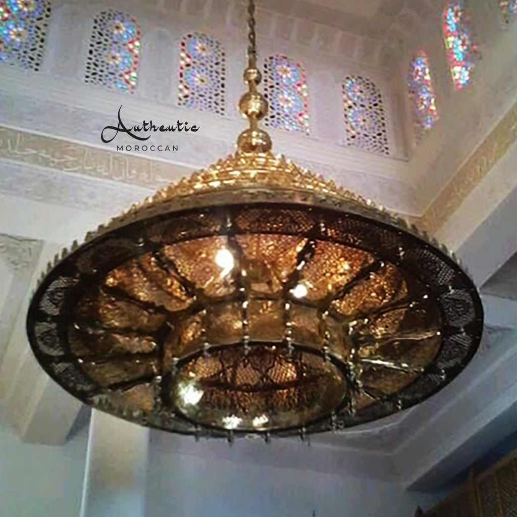 Large moroccan online chandelier