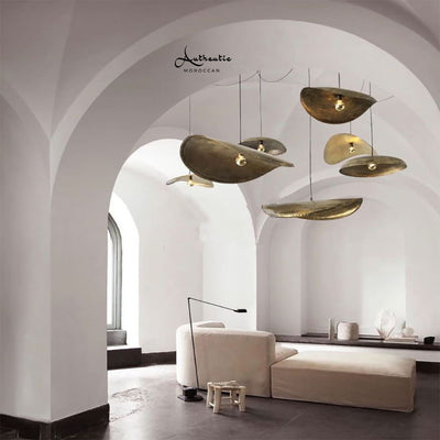 Ceiling Lights, contemporary lights, Floating forms, Floating forms / best seller, floating forms lighting, lighting, modern light fixture, modern lighting, Pendant Lights, sculptural lights - Authentic Moroccan