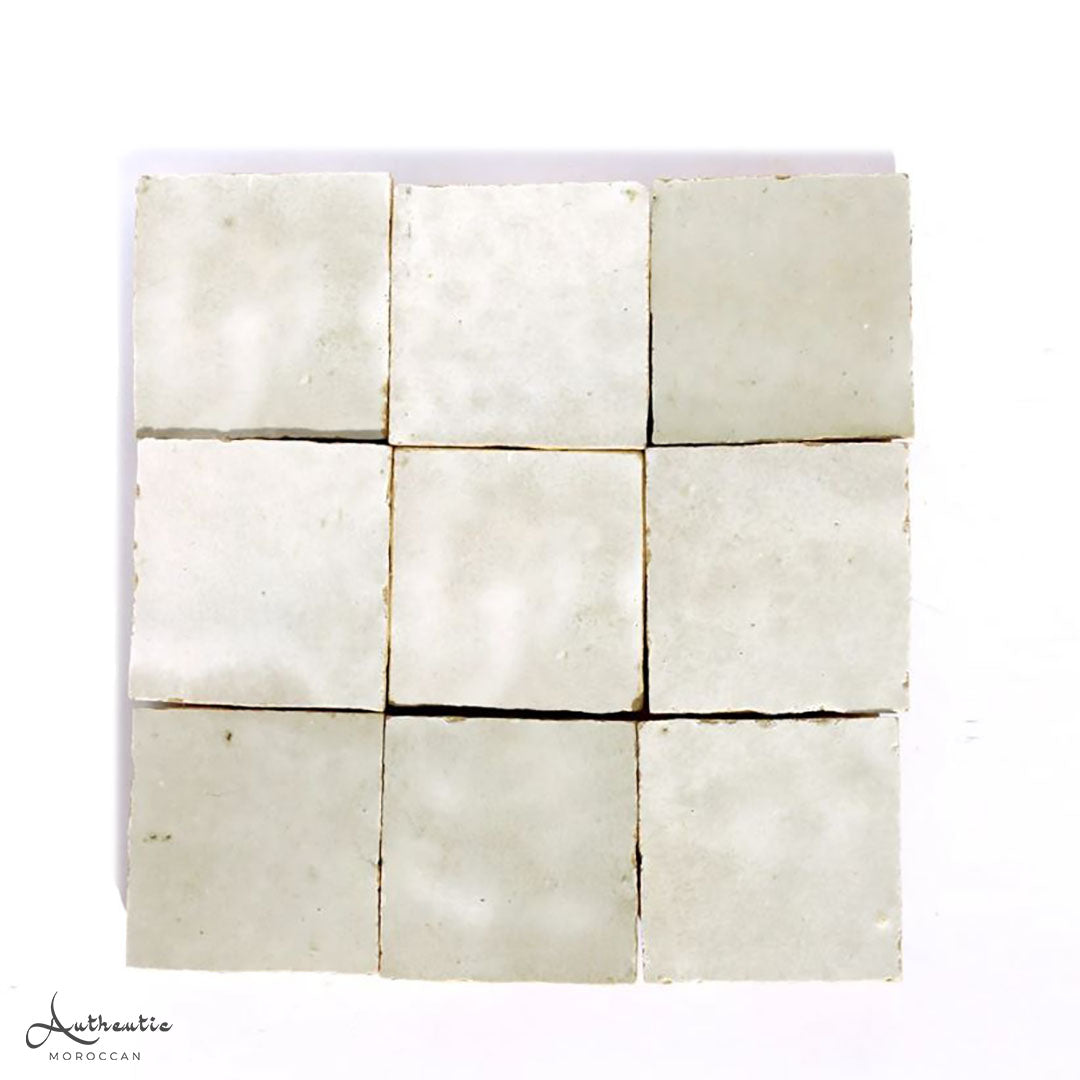 Square Zellige Tiles, Beige