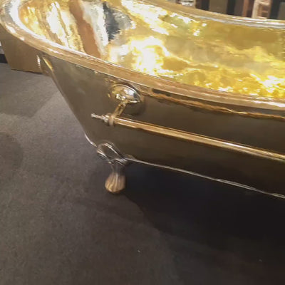 Antique Brass Bathtub