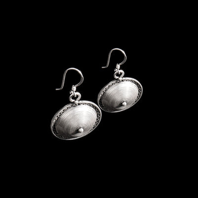 Moroccan Sterling silver earrings, EG002235