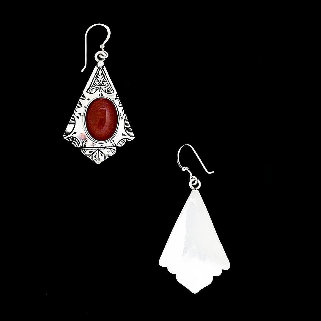 Moroccan Sterling silver earrings, EG002214