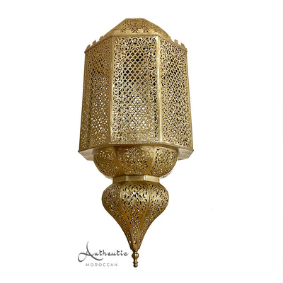 Moroccan Ceiling Lights Handcrafted Brass Moroccan Design Moorish lampshade - Authentic Moroccan