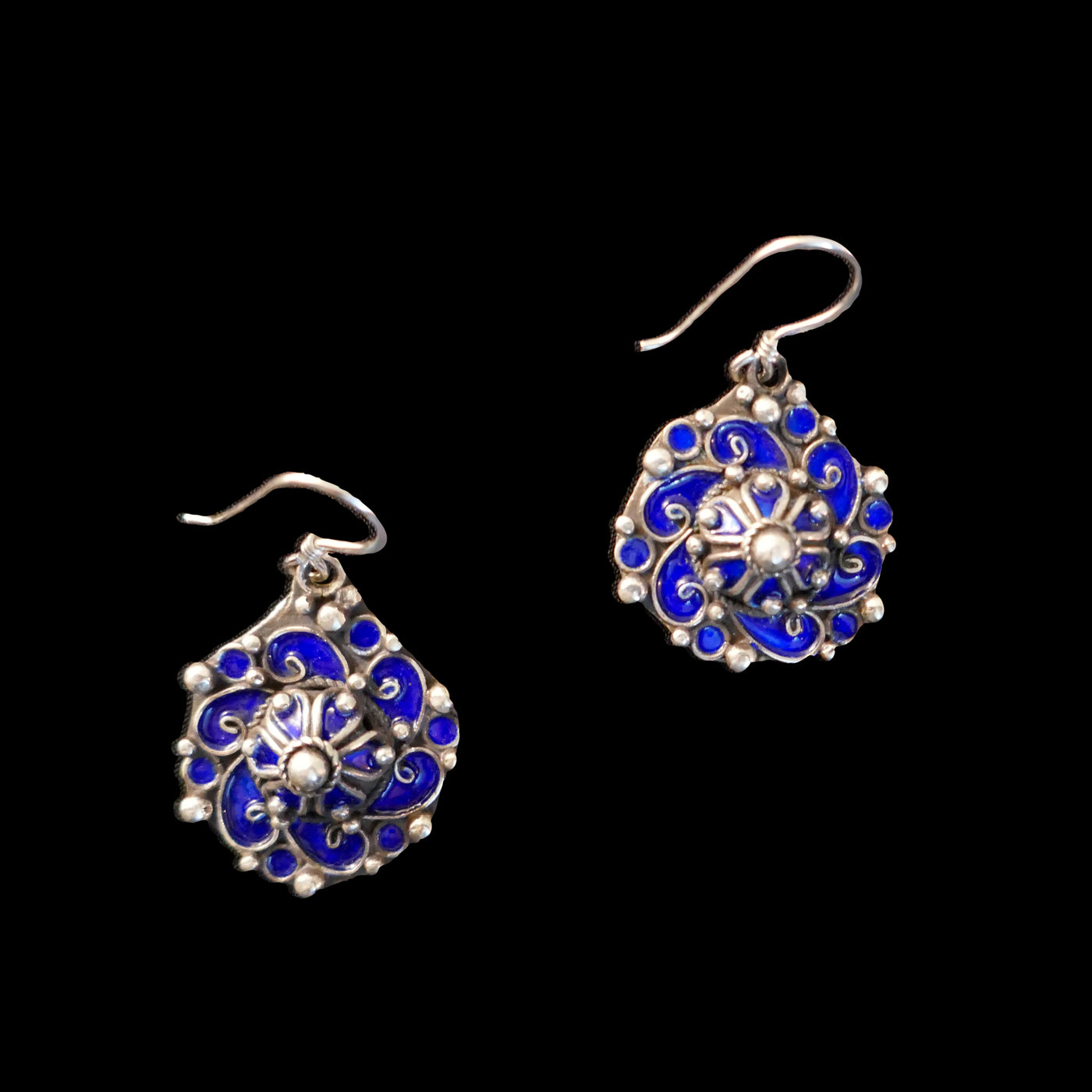 Moroccan Tribal Enameled earrings, EG002206