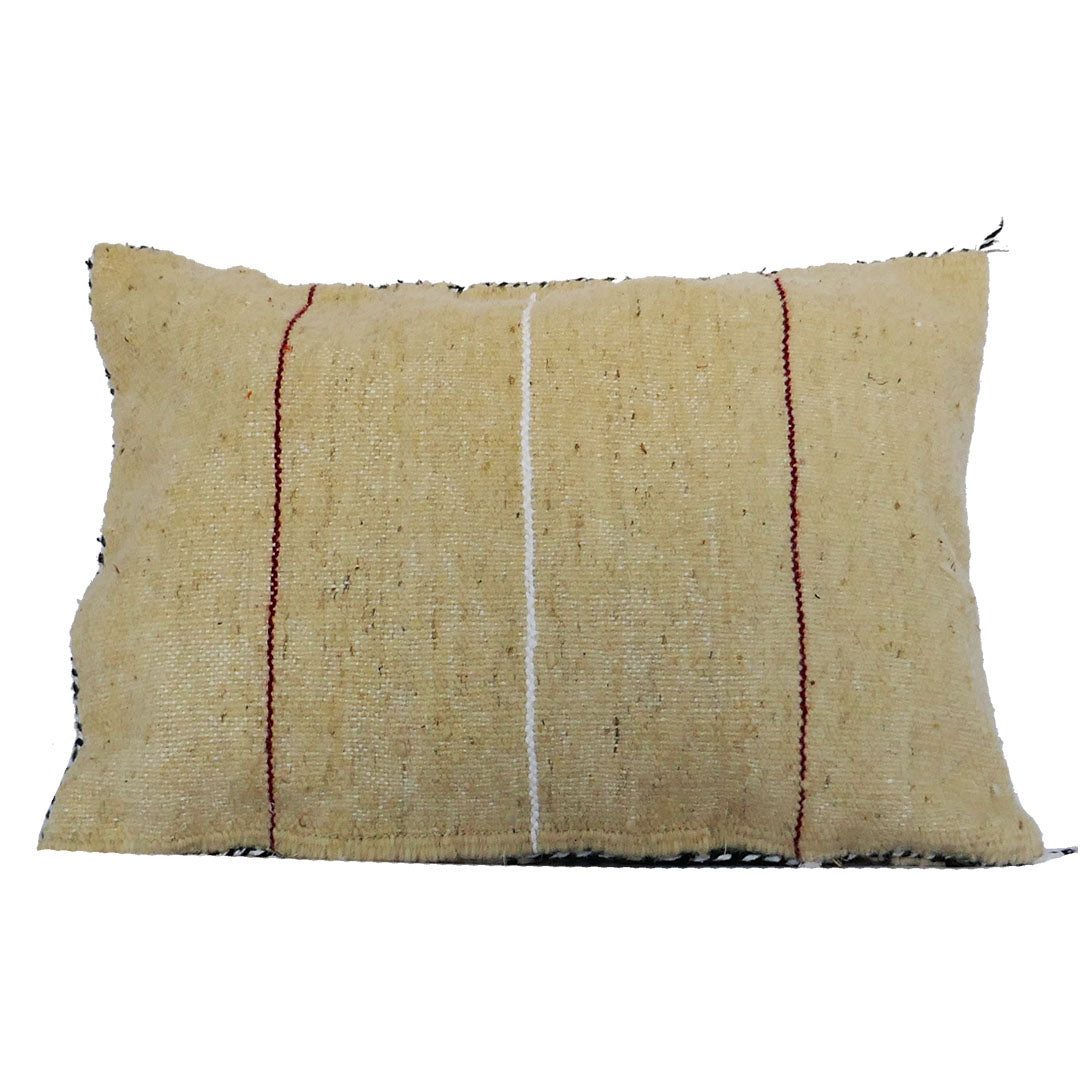 Moroccan Creamy Kilim Cushion, Latifa