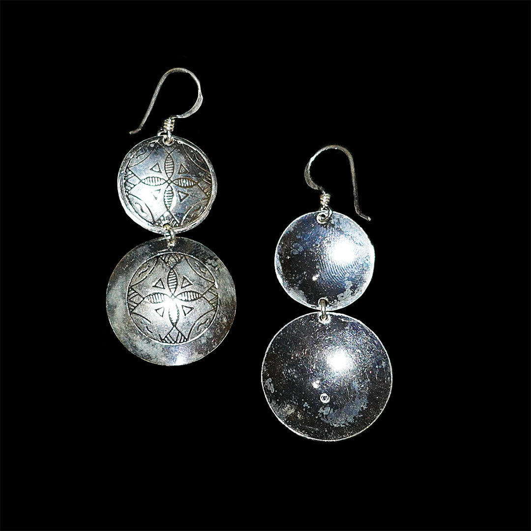 Moroccan Sterling silver earrings, EG002234