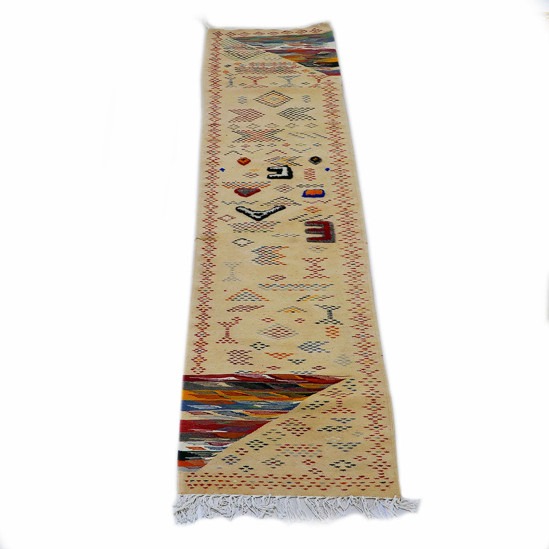 FLATWEAVE Tazenakht Kilim Runner - 240X60 - TKR051