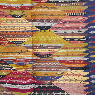 Moroccan FLATWEAVE Tazenakht Kilim Rug