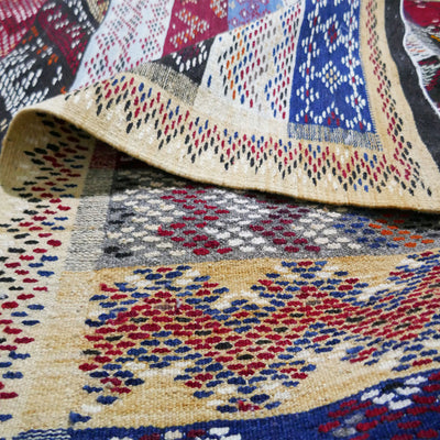 Flatweave Tazenakht Kilim Rug - 200X105 - TKR0053