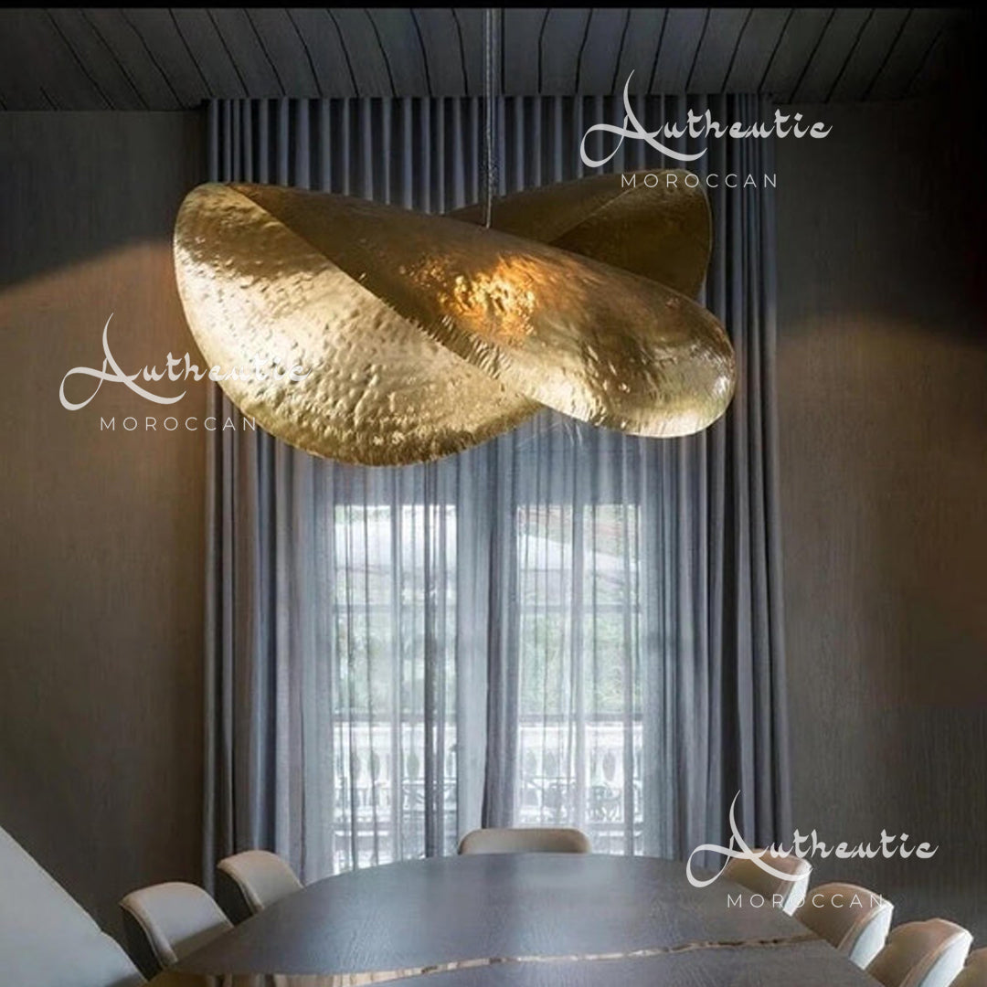 BLACK ceiling light,HAMMERED brass ceiling high quality lights,Modern Leaf Shaped Pendant,suspension Luminaires,Ceiling light,For your kitchen or bedroom